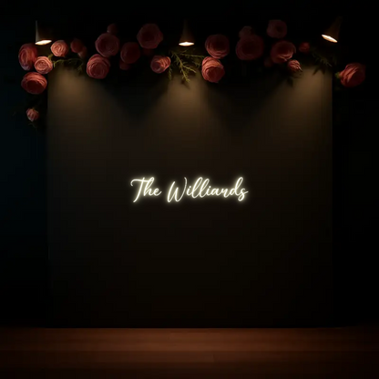 CREATE YOUR OWN WEDDING NEON SIGN The Williards