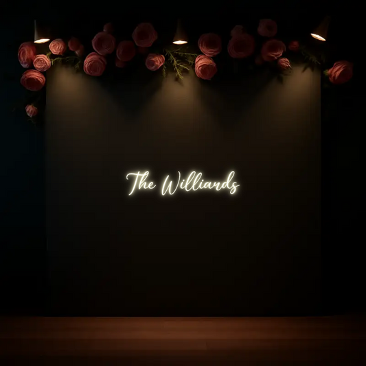 CREATE YOUR OWN WEDDING NEON SIGN The Williards
