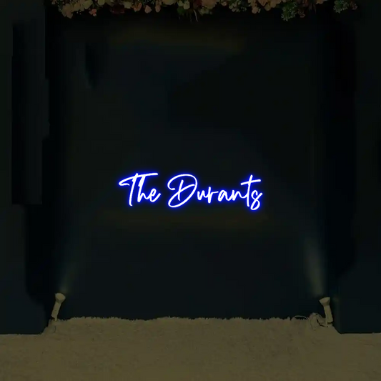 CREATE YOUR OWN WEDDING NEON SIGN The Durants