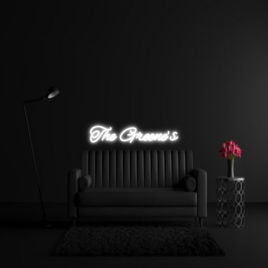 CREATE YOUR OWN WEDDING NEON SIGN The Greene’s