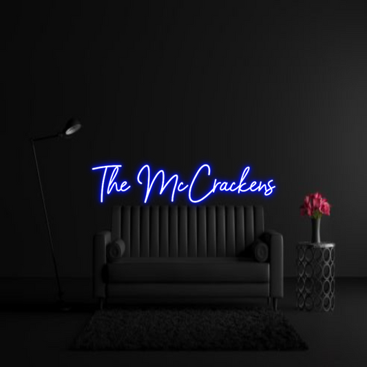 CREATE YOUR OWN WEDDING NEON SIGN The McCrackens