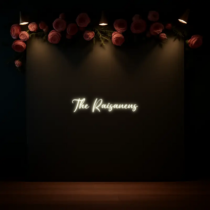 CREATE YOUR OWN WEDDING NEON SIGN The Raisanens