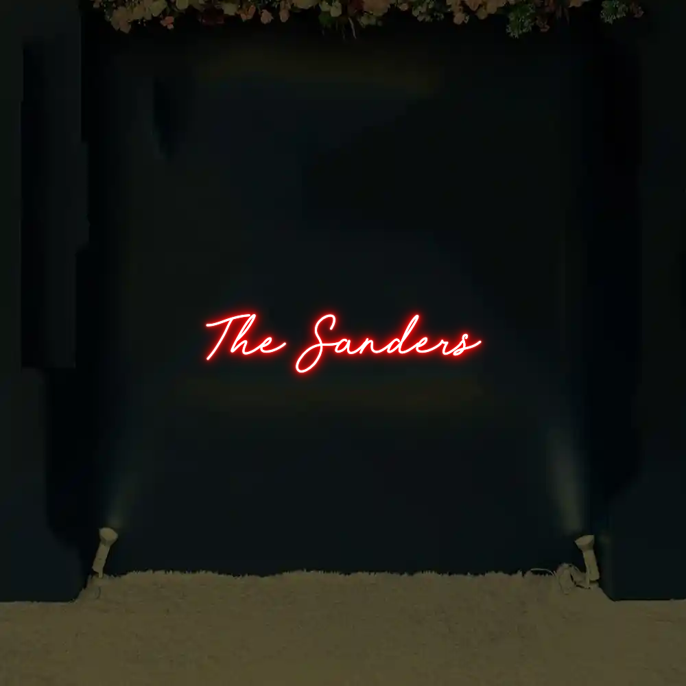 CREATE YOUR OWN WEDDING NEON SIGN The Sanders