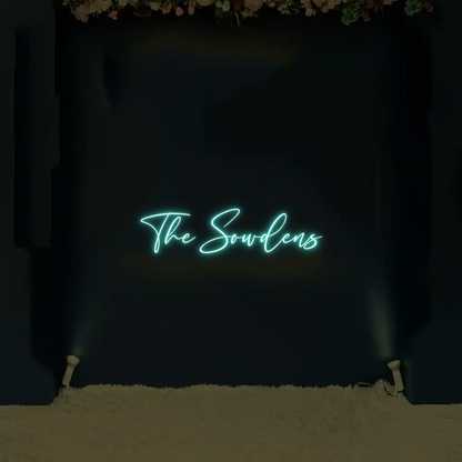 CREATE YOUR OWN WEDDING NEON SIGN The Sowdens