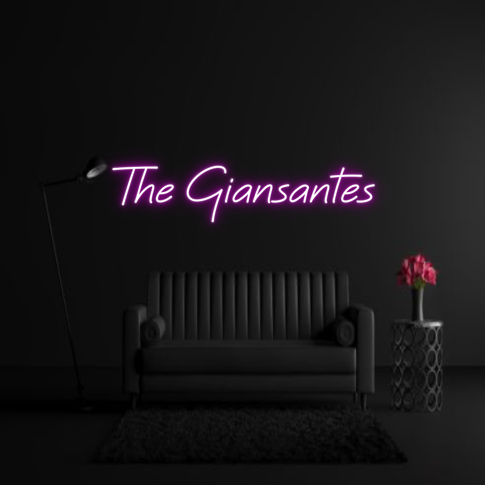 CREATE YOUR OWN WEDDING NEON SIGN The Giansantes