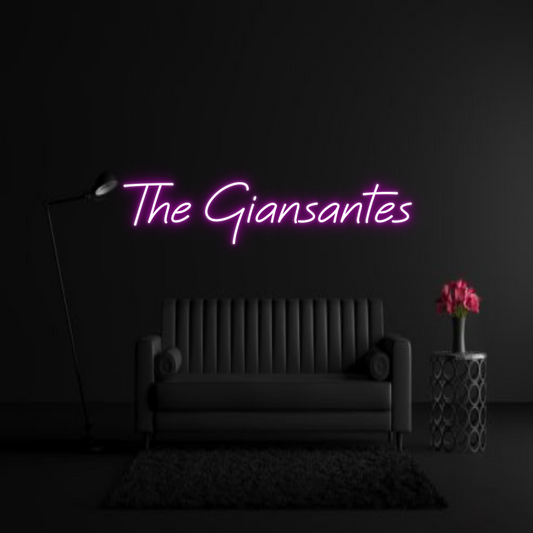 CREATE YOUR OWN WEDDING NEON SIGN The Giansantes