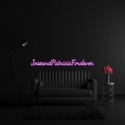 CREATE YOUR OWN WEDDING NEON SIGN JoseandPatric...