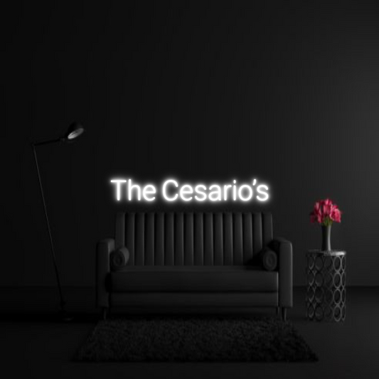CREATE YOUR OWN WEDDING NEON SIGN The Cesario’s
