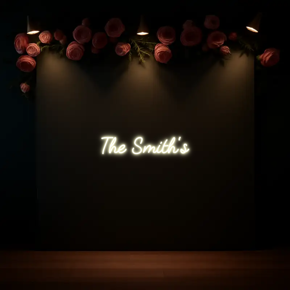 CREATE YOUR OWN WEDDING NEON SIGN The Smith's