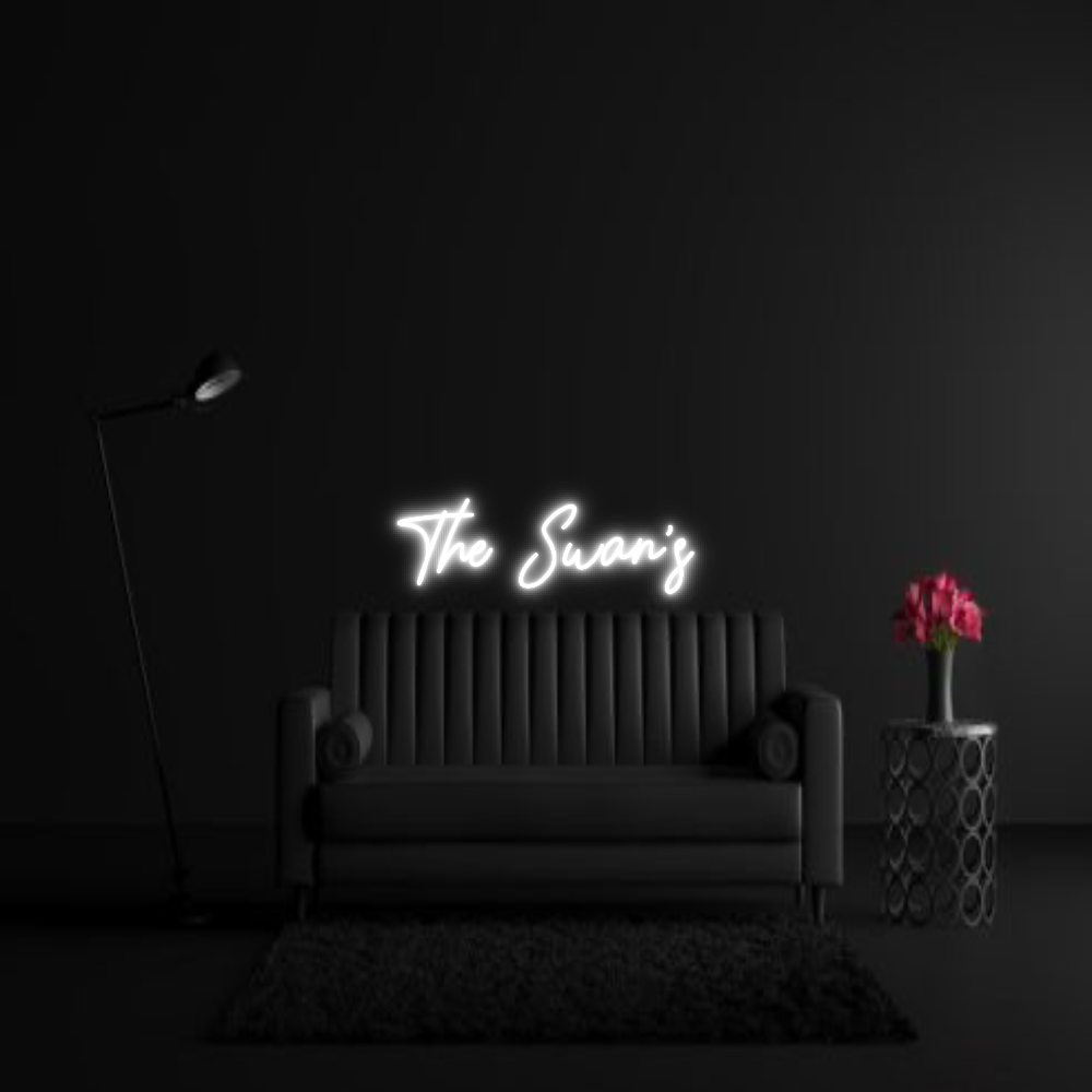 CREATE YOUR OWN WEDDING NEON SIGN The Swan’s