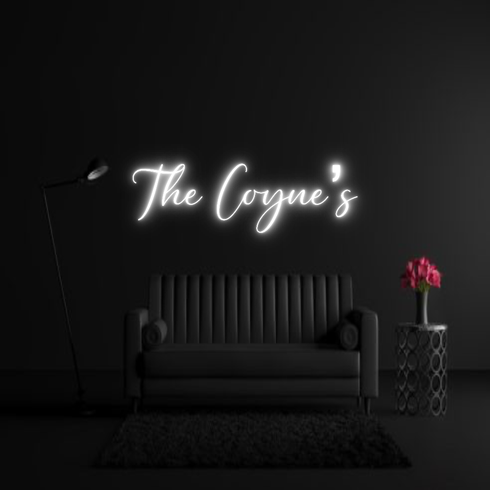 CREATE YOUR OWN WEDDING NEON SIGN The Coyne’s