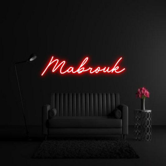 CREATE YOUR OWN WEDDING NEON SIGN Mabrouk