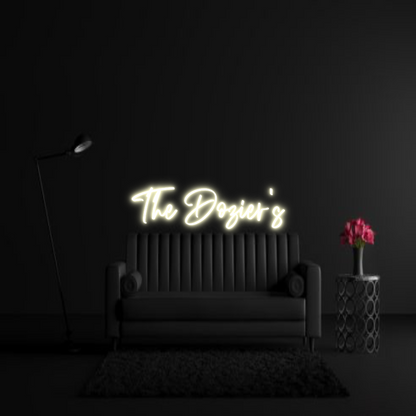 CREATE YOUR OWN WEDDING NEON SIGN The Dozier's