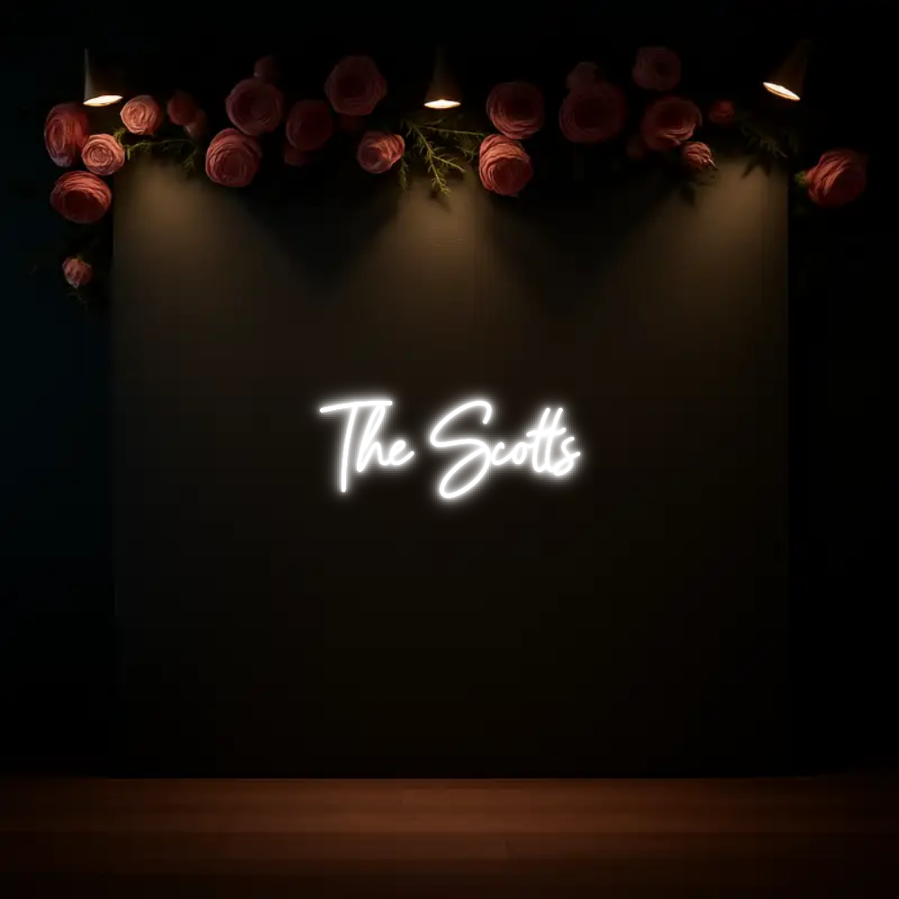 CREATE YOUR OWN WEDDING NEON SIGN The Scotts