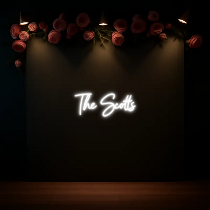 CREATE YOUR OWN WEDDING NEON SIGN The Scotts