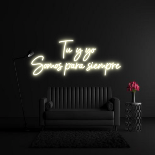 CREATE YOUR OWN WEDDING NEON SIGN Tu y yo
Somo...