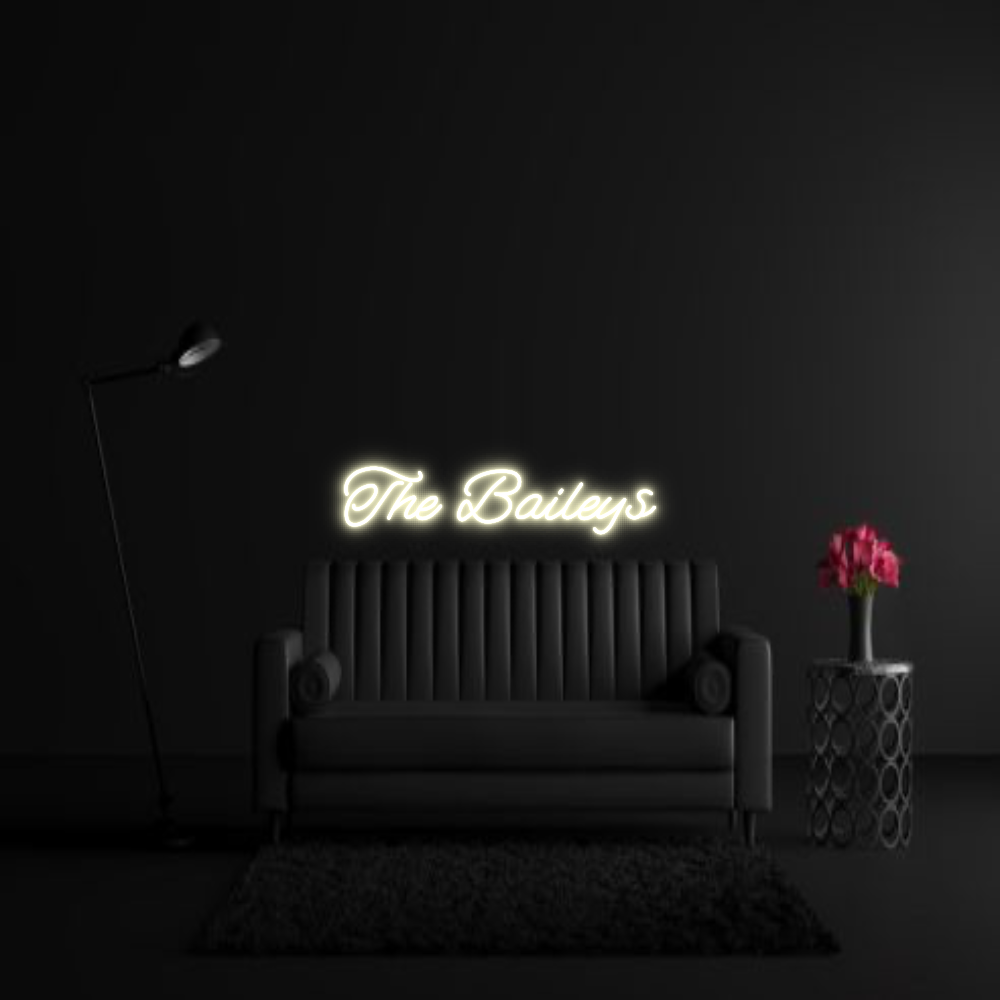 CREATE YOUR OWN WEDDING NEON SIGN The Baileys