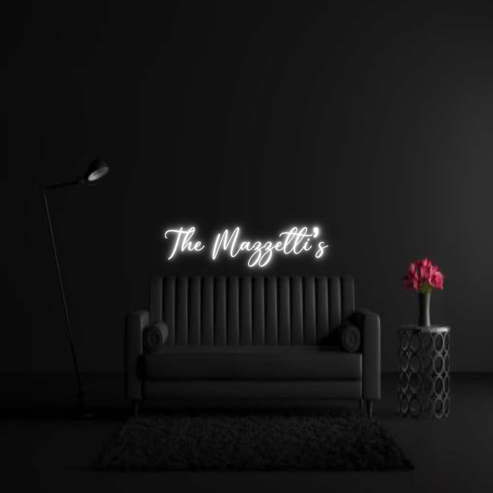 CREATE YOUR OWN WEDDING NEON SIGN The Mazzetti’s