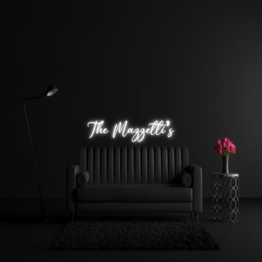 CREATE YOUR OWN WEDDING NEON SIGN The Mazzetti’s