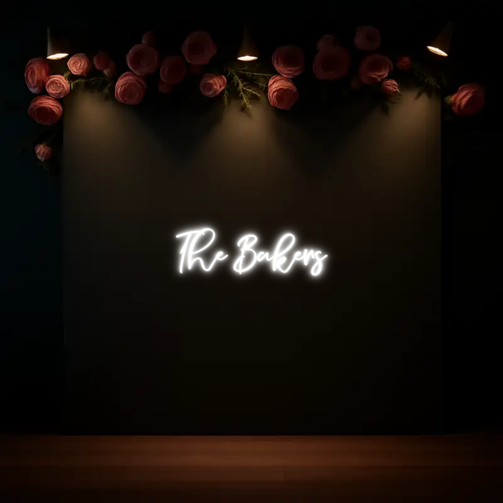 CREATE YOUR OWN WEDDING NEON SIGN The Bakers