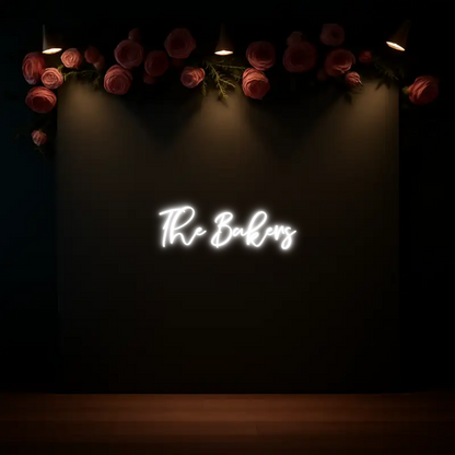 CREATE YOUR OWN WEDDING NEON SIGN The Bakers