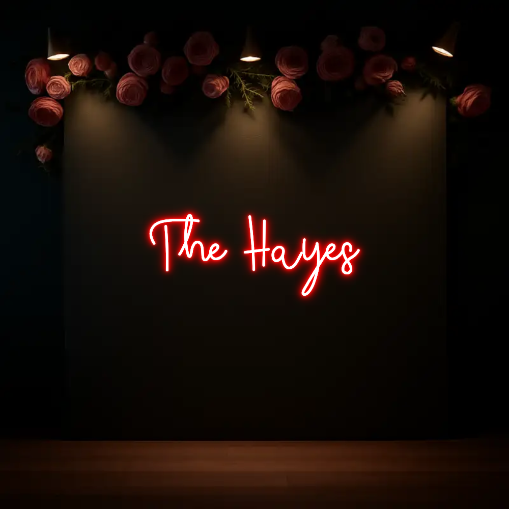 CREATE YOUR OWN WEDDING NEON SIGN The Hayes