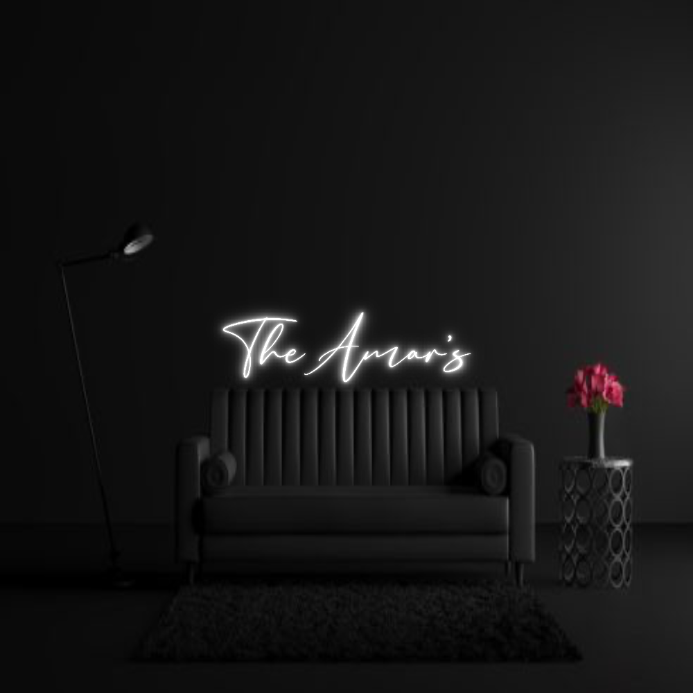 CREATE YOUR OWN WEDDING NEON SIGN The Amar’s