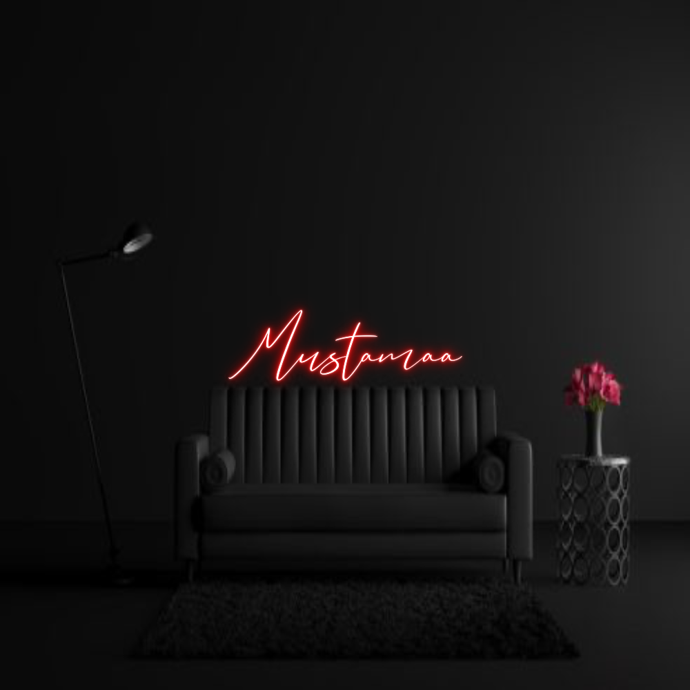 CREATE YOUR OWN WEDDING NEON SIGN Mustamaa
