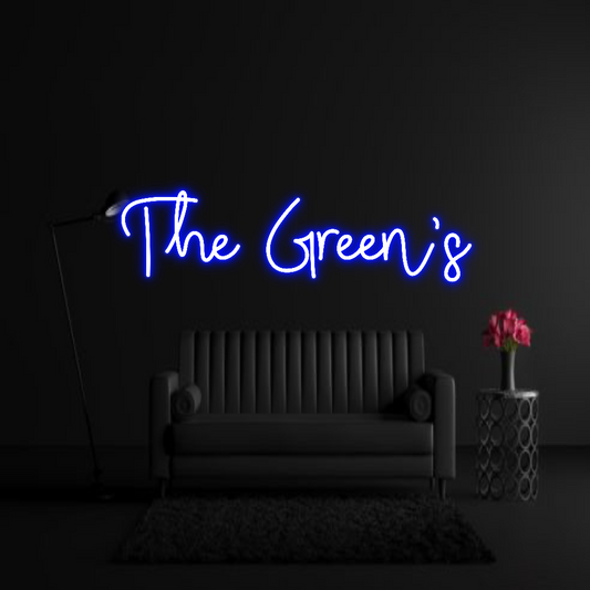 CREATE YOUR OWN WEDDING NEON SIGN The Green’s