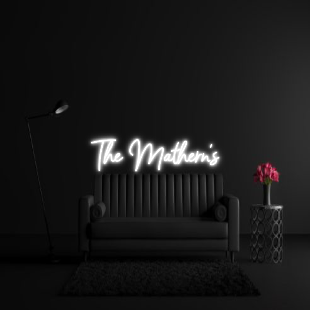 CREATE YOUR OWN WEDDING NEON SIGN The Mathern’s