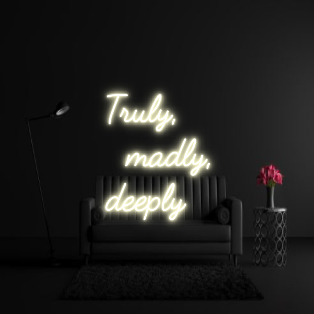 CREATE YOUR OWN WEDDING NEON SIGN Truly, 
  ma...