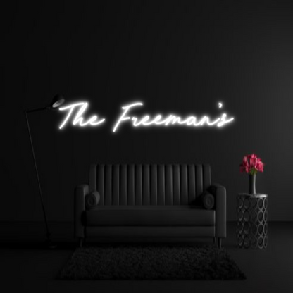 CREATE YOUR OWN WEDDING NEON SIGN The Freeman’s