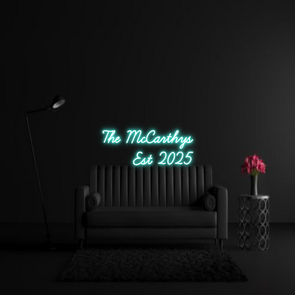 CREATE YOUR OWN WEDDING NEON SIGN The McCarthys...