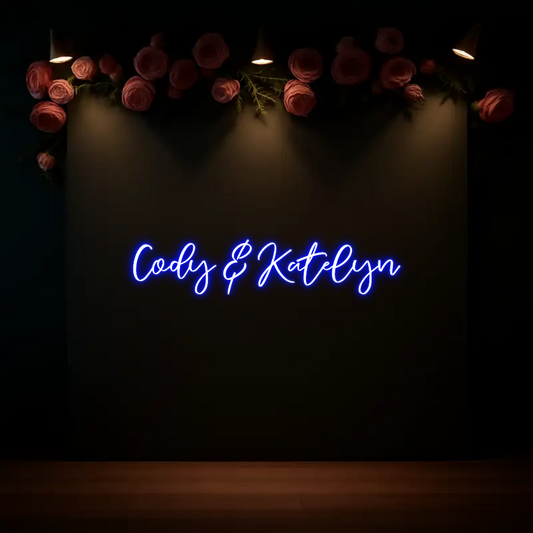 CREATE YOUR OWN WEDDING NEON SIGN Cody & Katelyn