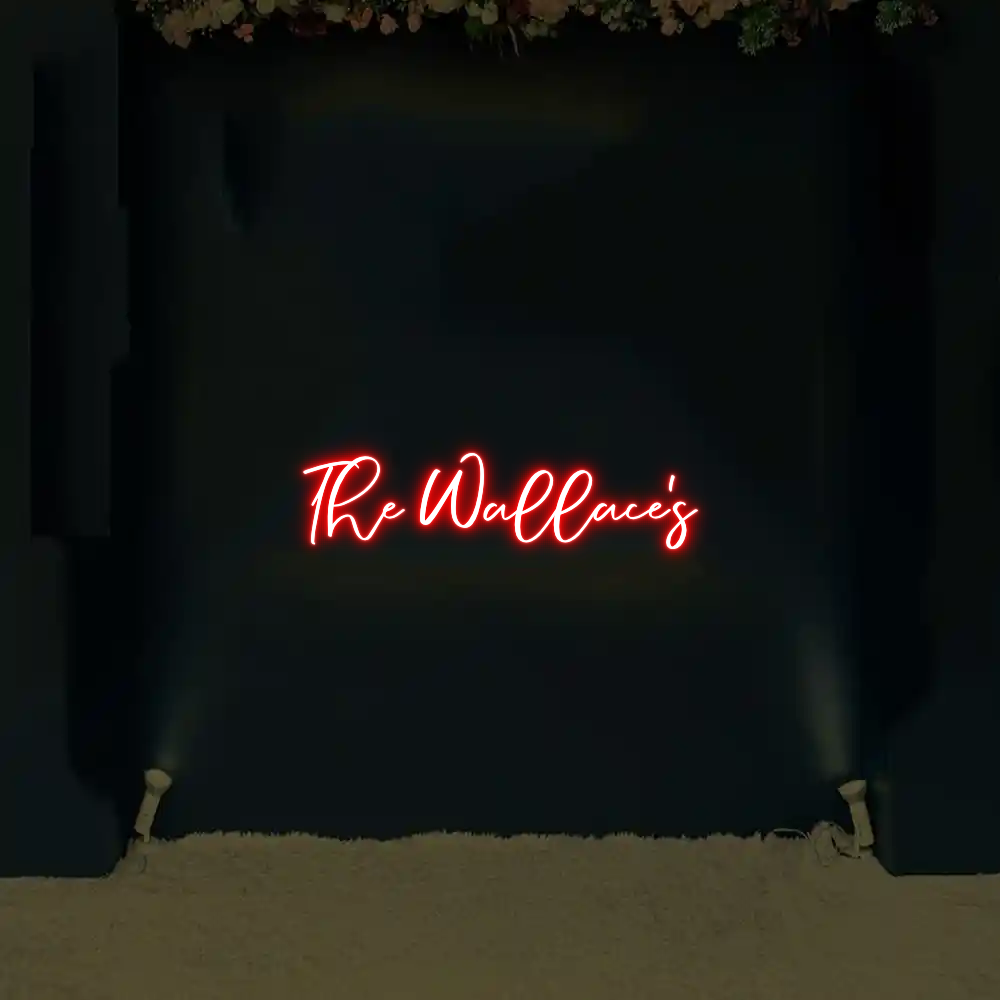 CREATE YOUR OWN WEDDING NEON SIGN The Wallace’s