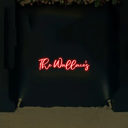 CREATE YOUR OWN WEDDING NEON SIGN The Wallace’s