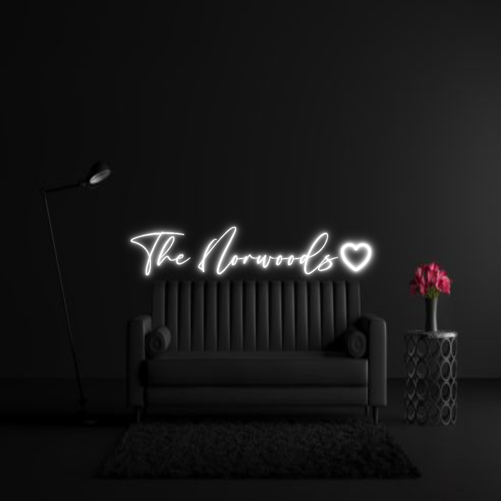 CREATE YOUR OWN WEDDING NEON SIGN The Norwoods
