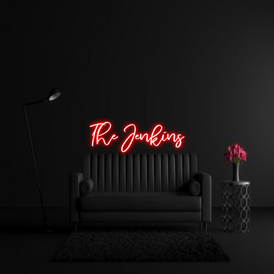 CREATE YOUR OWN WEDDING NEON SIGN The Jenkins