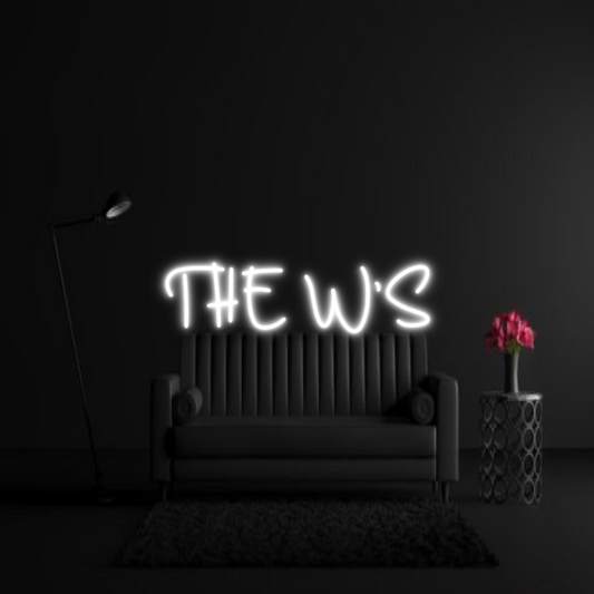 CREATE YOUR OWN WEDDING NEON SIGN THE W’S