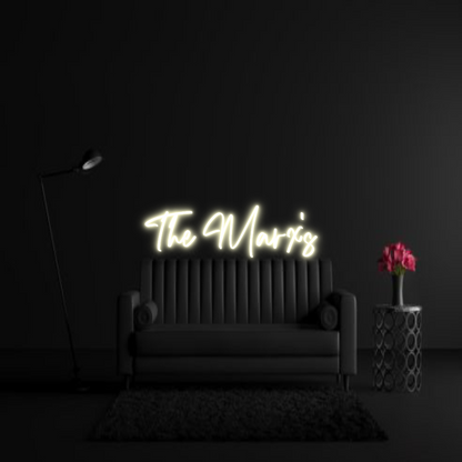 CREATE YOUR OWN WEDDING NEON SIGN The Marx's