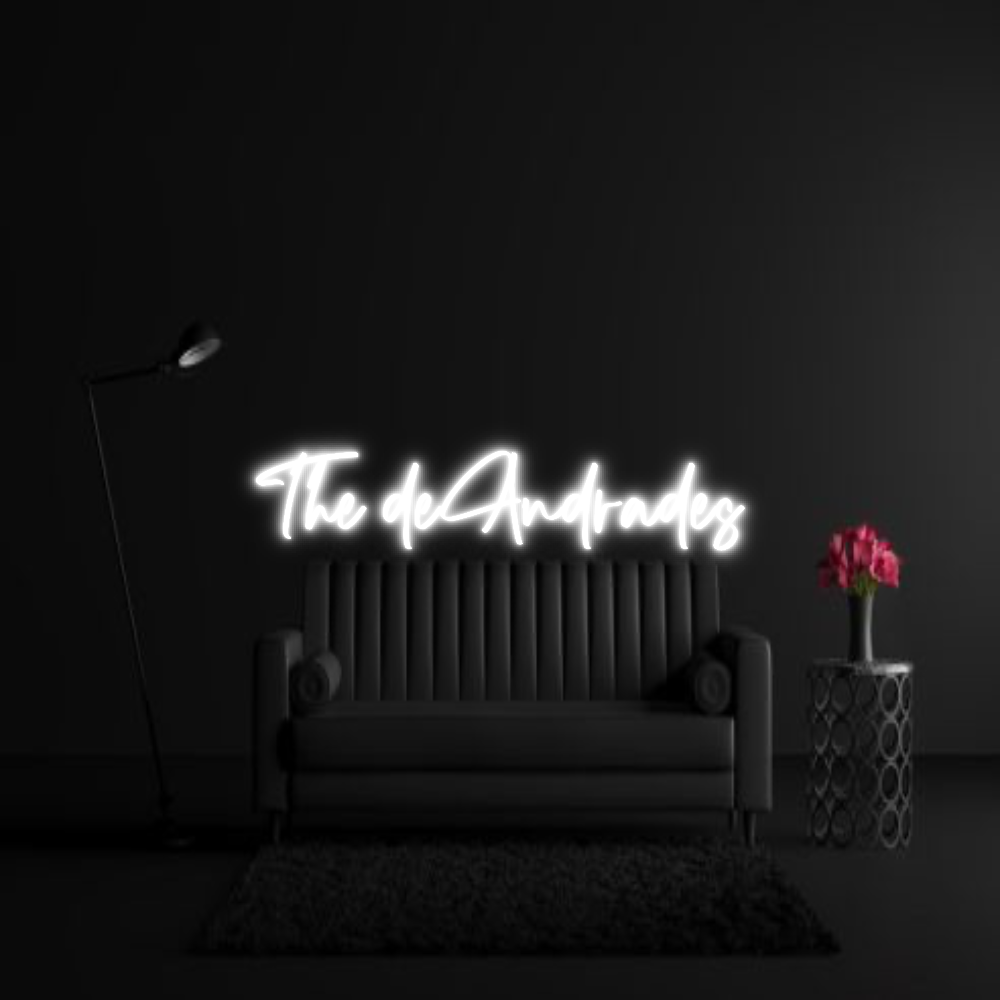 CREATE YOUR OWN WEDDING NEON SIGN The deAndrades