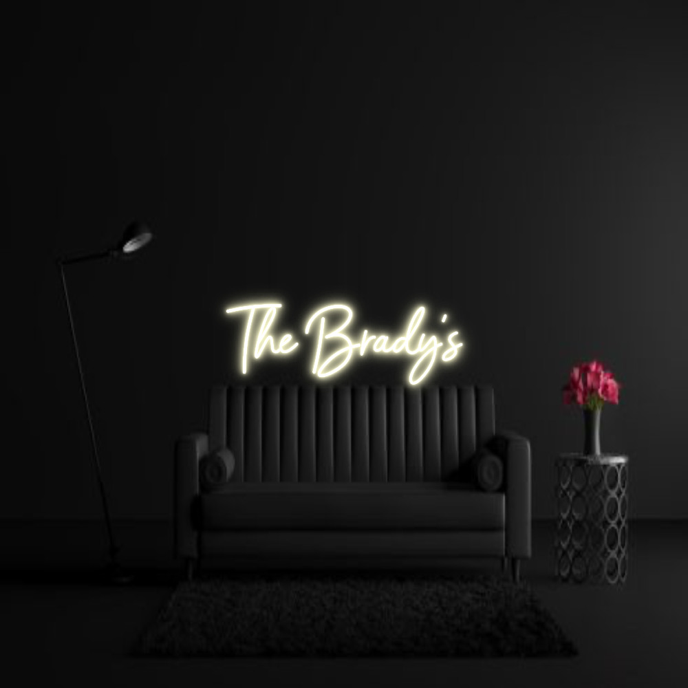 CREATE YOUR OWN WEDDING NEON SIGN The Brady’s