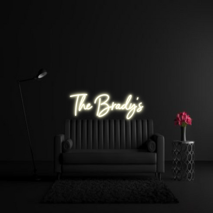 CREATE YOUR OWN WEDDING NEON SIGN The Brady’s