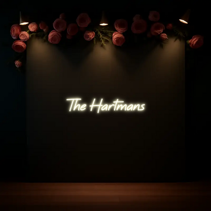 CREATE YOUR OWN WEDDING NEON SIGN The Hartmans
