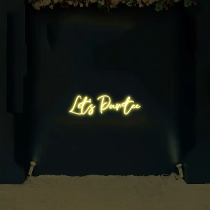 CREATE YOUR OWN WEDDING NEON SIGN Let’s Par-tee