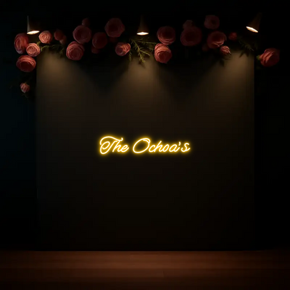 CREATE YOUR OWN WEDDING NEON SIGN The Ochoa’s