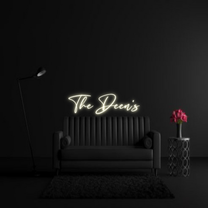 CREATE YOUR OWN WEDDING NEON SIGN The Deen's