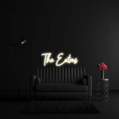 CREATE YOUR OWN WEDDING NEON SIGN The Eatons