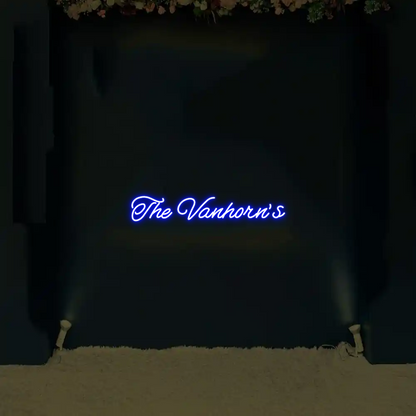 CREATE YOUR OWN WEDDING NEON SIGN The Vanhorn’s