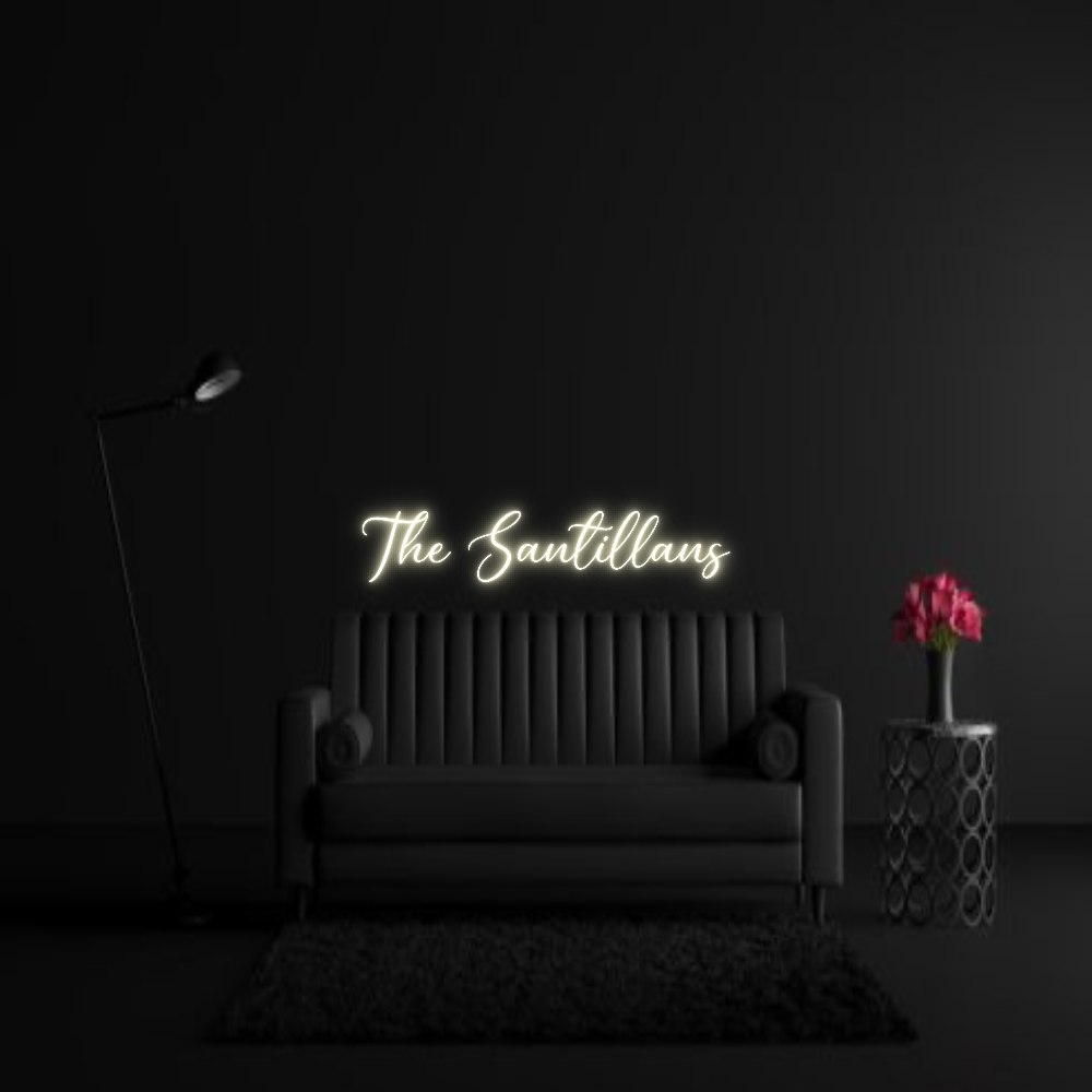 CREATE YOUR OWN WEDDING NEON SIGN The Santillans